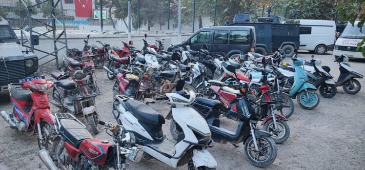 Şanlıurfa'da 137 çalıntı motosiklet yakalandı