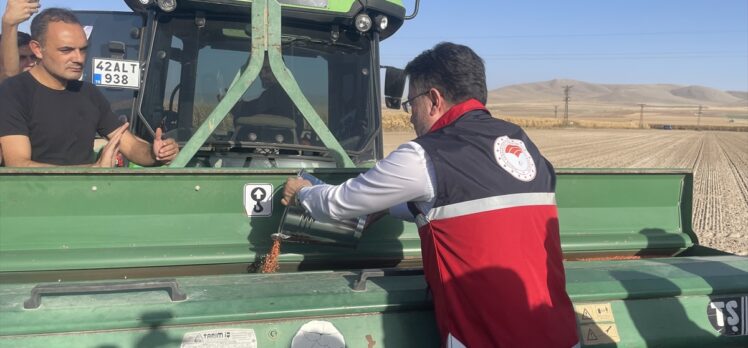 Tarım ve Orman Bakanı Yumaklı, Konya'da Tohumlar Toprakla Buluşuyor Programı'na katıldı: