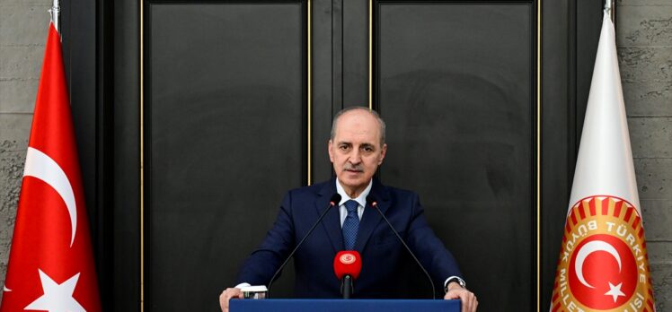 TBMM Başkanı Kurtulmuş, Türk Parlamenterler Birliği üyeleriyle bir araya geldi: