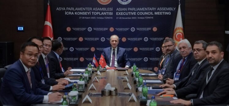 Kurtulmuş, Rus parlamentosunun alt kanadı Duma Başkan Yardımcısı Çernışov'u kabul etti