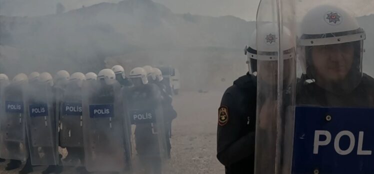 Tokat polisinden gerçeği aratmayan tatbikat