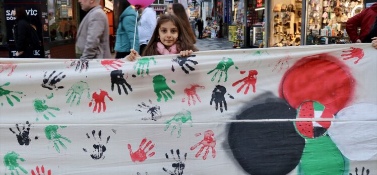 Trabzon'da Filistin'e destek için kurulan “Hayır Çarşısı” etkinliği sona erdi