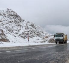 Van'da yüksek kesimler beyaza büründü