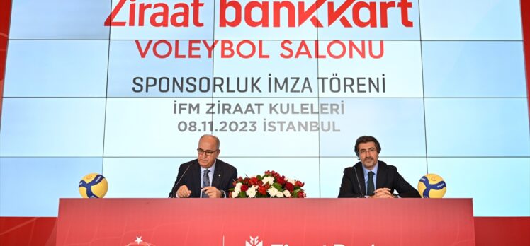 Ziraat Bankkart, TVF Başkent Voleybol Salonu'nun isim sponsoru oldu