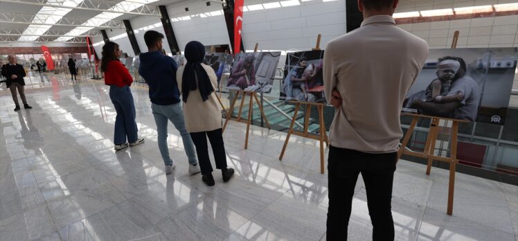 AA'nın Gazze fotoğrafları NEVÜ'de sergilendi