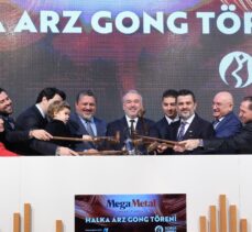 Borsa İstanbul'da Gong Mega Metal için çaldı