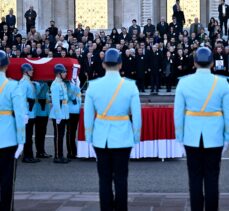 Eski bakanlardan Yaşar Okuyan için Meclis'te cenaze töreni düzenlendi