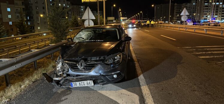 Kayseri'de otomobilin çarptığı bisikletin sürücüsü öldü