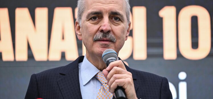 TBMM Başkanı Kurtulmuş, “100 Sanatçı 100 Eser” sergisinin açılışında konuştu: