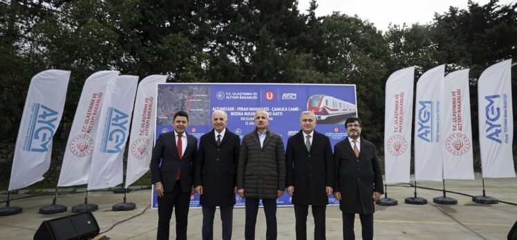 Bakan Uraloğlu, “Altunizade-Ferah Mahallesi-Çamlıca Camii-Bosna Bulvarı Metro Hattı”nda incelemelerde bulundu: