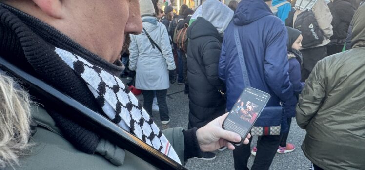 Cenevre'de Filistinlilere destek eylemi yapan göstericiler, AA'nın “Yılın Kareleri”ni oyladı