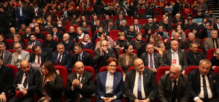 İYİ Parti Genel Başkanı Akşener, Erzurum'da belediye başkan adaylarını tanıttı: