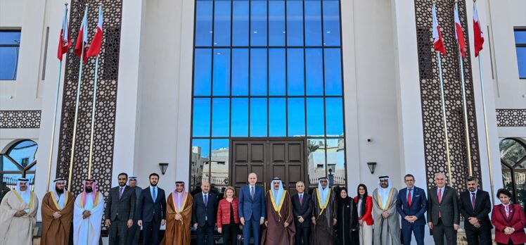 TBMM Başkanı Kurtulmuş, Bahreyn'de Temsilciler Meclisi Başkanı Al Musalam ile görüştü