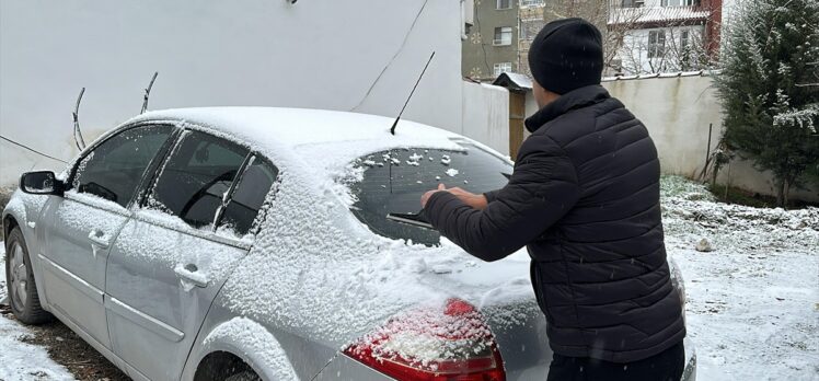 Tokat'ta kar yağışı etkili oldu