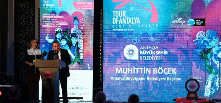 2024 Antalya Bisiklet Turu'nun basın toplantısı yapıldı