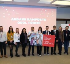 Akbank, teknolojiyle hayata değer katan gençleri ödüllendirdi