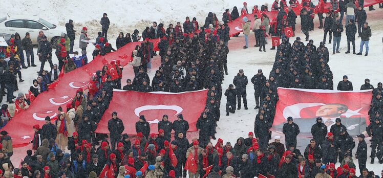 Bayburt'ta Kop Dağı'nda “Şühedaya Saygı” yürüyüşü yapıldı