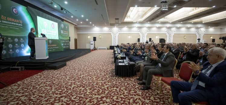 Çalışma ve Sosyal Güvenlik Bakan Yardımcısı Özçelik, Öz Orman-İş'in toplantısında konuştu: