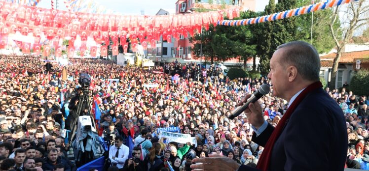 Cumhurbaşkanı ve AK Parti Genel Başkanı Erdoğan, Balıkesir mitinginde konuştu: (1)