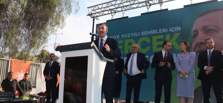 Cumhurbaşkanı Yardımcısı Yılmaz, AK Parti Yüreğir Seçim Koordinasyon Merkezi açılışında konuştu: