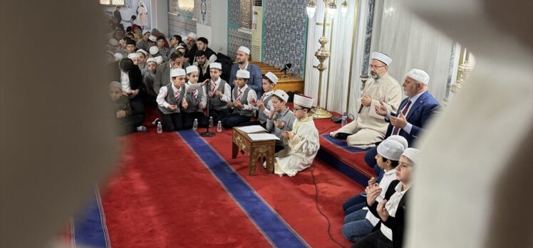 Diyanet İşleri Başkanı Erbaş, Trabzon'da “Çocuklarla Berat Kandili” programına katıldı: