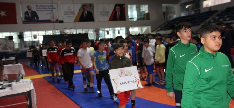 Hakkari'de düzenlenen Okul Sporları Güreş Grup Müsabakaları başladı