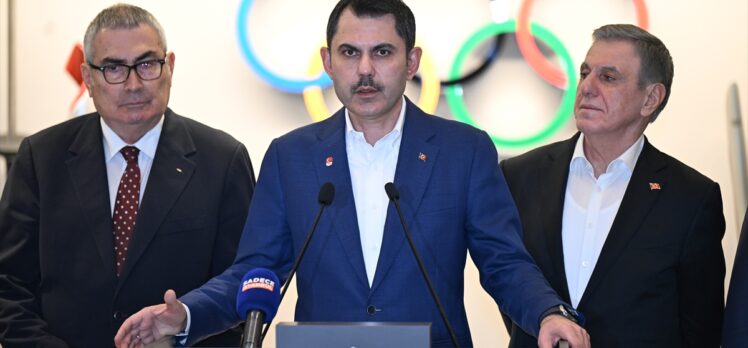 İBB Başkan adayı Kurum'dan Olimpiyatevi'ne ziyaret: