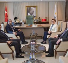 İYİ Parti Genel Başkanı Akşener, Çukurova Belediye Başkan adayı Çetin'i kabul etti