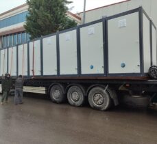 Karmod Kabin deprem bölgesine mobil tuvalet üretmeyi sürdürüyor