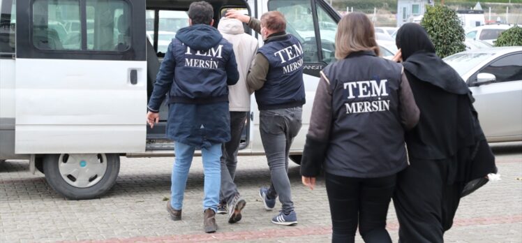 Mersin'de terör örgütü DEAŞ operasyonunda yakalanan 2 zanlı tutuklandı