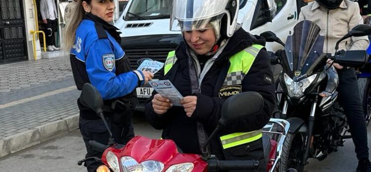 Samsun'da motosiklet sürücüleri farkındalık turu attı