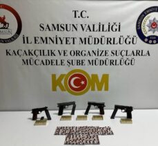 Samsun'da silah kaçakçılığı operasyonunda 2 kişi yakalandı