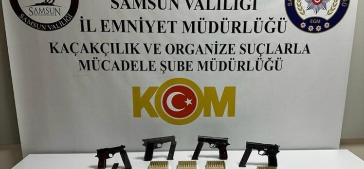 Samsun'da silah kaçakçılığı operasyonunda 2 kişi yakalandı