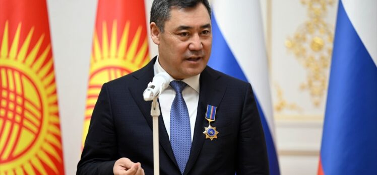 Tataristan'da Kırgızistan Cumhurbaşkanı Caparov'a “Devlet Dostluk Nişanı” verildi