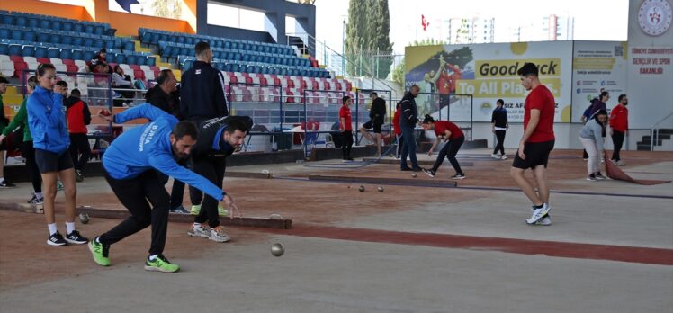 Türkiye Bocce 1. ve 2. Lig Volo etabı müsabakaları Mersin'de başladı