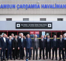 Bakan Uraloğlu, Samsun-Çarşamba Havalimanı'nda incelemelerde bulundu: