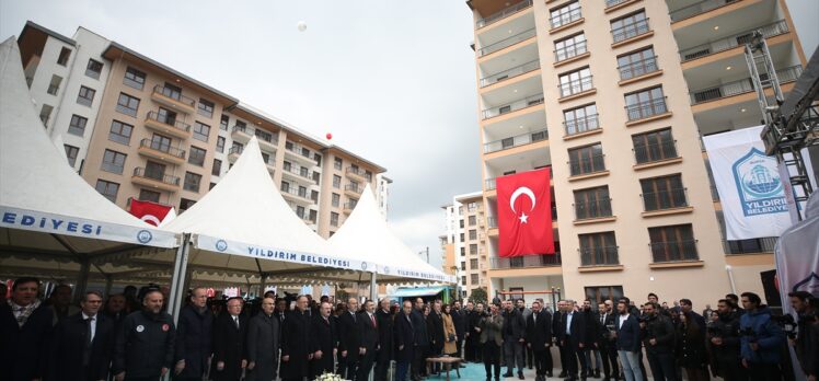 Bakan Özhaseki, Bursa'da Mevlana Kentsel Dönüşüm Alanı Anahtar Teslim Töreni'nde konuştu: