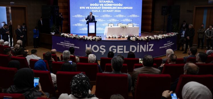 Cumhurbaşkanı Yardımcısı Yılmaz, “Doğu ve Güneydoğu STK ve Kanaat Önderleri Buluşması”nda konuştu: