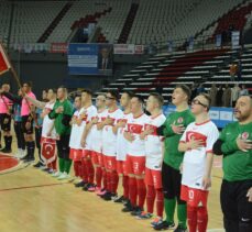 Down Sendromlu Futsal Milli Takımı, Trisome Oyunları'nda Brezilya'ya 5-2 yenildi