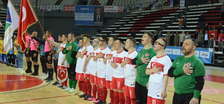 Down Sendromlu Futsal Milli Takımı, Trisome Oyunları'nda Brezilya'ya 5-2 yenildi