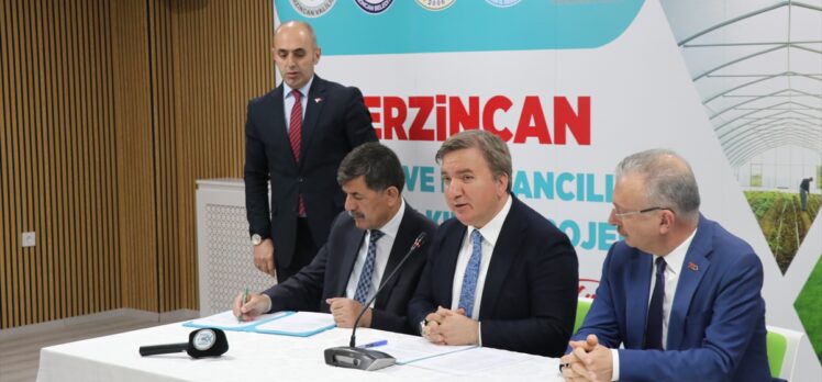 Erzincan'da “Tarım ve Hayvancılık Kırsal Kalkınma Projeleri İmza Töreni” düzenlendi