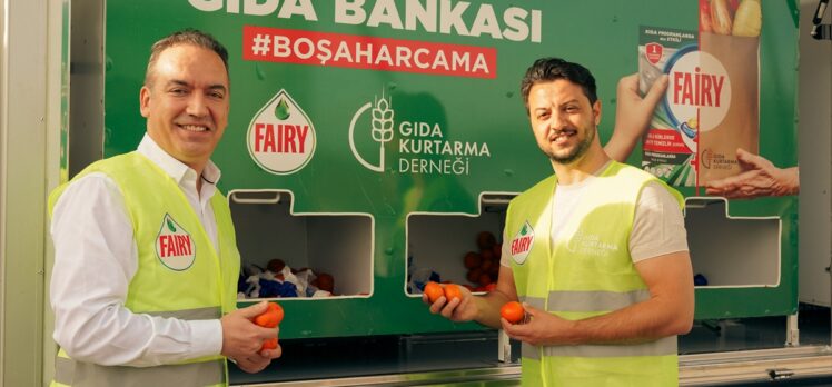 Fairy, “Gezici Gıda Bankası”yla israfı önlerken gıdaları ihtiyaç sahiplerine ulaştıracak