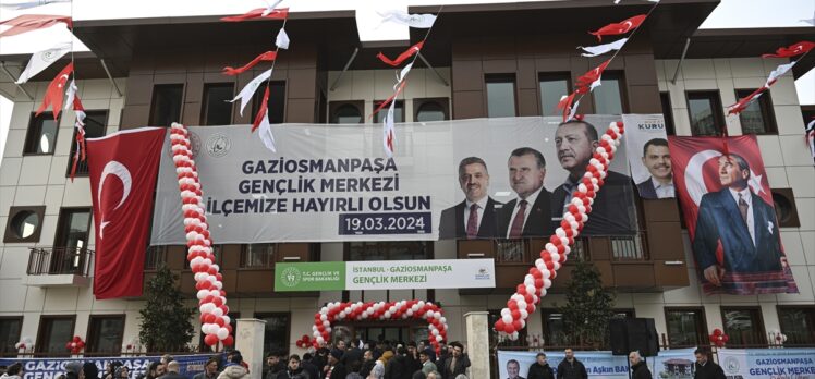 Bakan Bak, stat ve gençlik merkezi açılışına katıldı