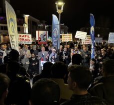 İsrail'in Gazze'ye saldırıları Konya'da protesto edildi