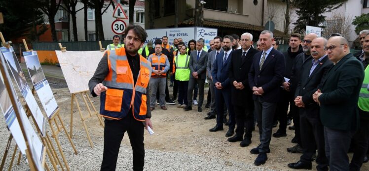 Kocaeli'de “Alikahya Stadyum Tramvay Hattı” çalışmaları başladı