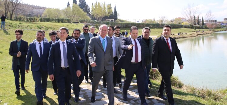 Memleket Partisi Genel Başkanı İnce, Denizli'de ziyaretlerde bulundu