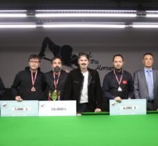 Türkiye Snooker Şampiyonası 1. Etap Müsabakaları sona erdi