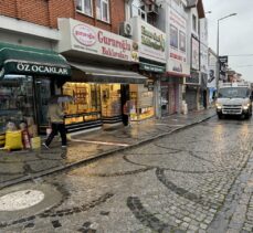 Edirne ve Kırklareli'nde sağanak etkili oluyor