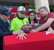 GÜNCELLEME – Isparta'da trafik kazasında şehit olan trafik polisi için tören düzenlendi