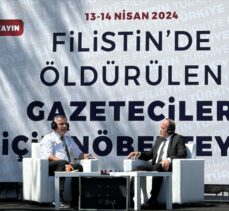 İstanbul'da, Filistin'de öldürülen gazeteciler için 24 saatlik tepki yayını tamamlandı